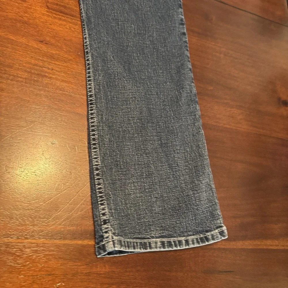 Mossimo‎ Women's Stretch Blue Jeans Size 15 Mid Rise Bootcut Made in Mexico